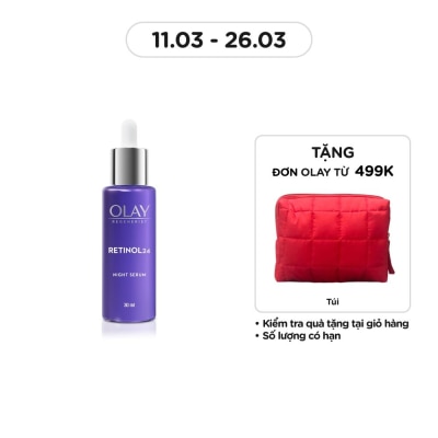 OLAY Tinh Chất Dưỡng Ban Đêm Olay Regenerist Retinol24 Tái Tạo Da Night Serum 30ml