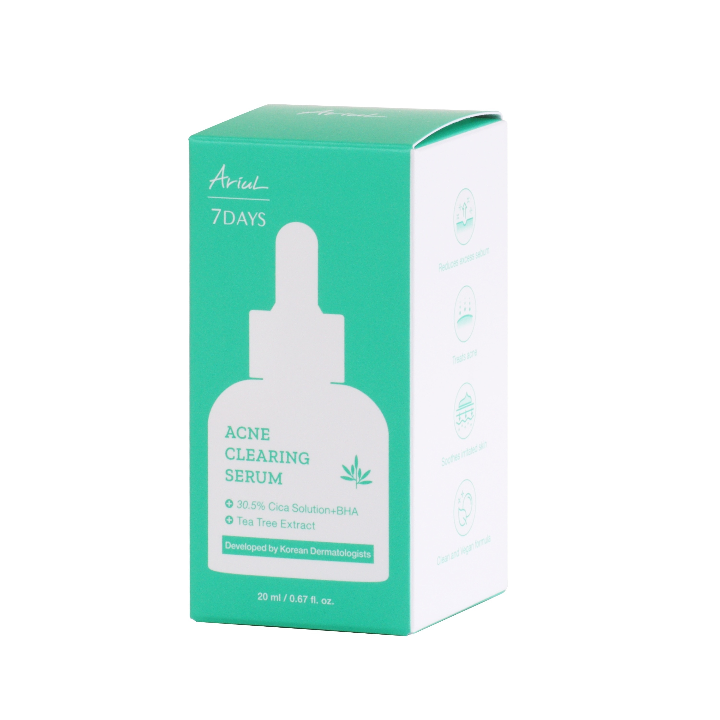 Tinh Chất Ariul 7Days Làm Dịu Da Và Ngăn Ngừa Mụn CICA 20ml