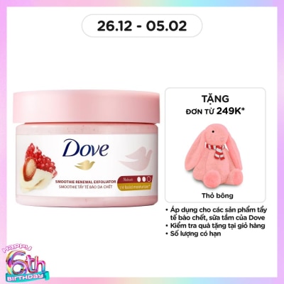 DOVE Tẩy Tế Bào Chết Dưỡng Ẩm Toàn Thân Dove Hương Lựu Đỏ 298g