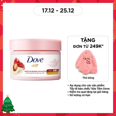 DOVE Tẩy Tế Bào Chết Dưỡng Ẩm Toàn Thân Dove Hương Lựu Đỏ 298g