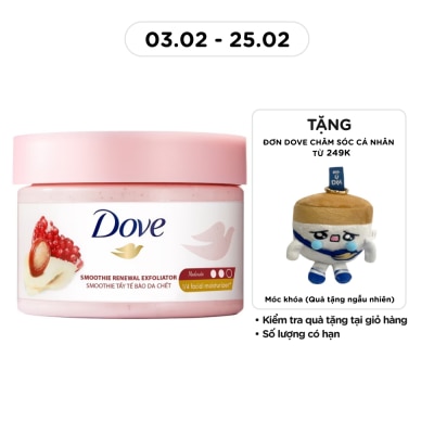 DOVE Tẩy Tế Bào Chết Dưỡng Ẩm Toàn Thân Dove Hương Lựu Đỏ 298g