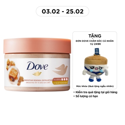 DOVE Tẩy Tế Bào Chết Dưỡng Ẩm Toàn Thân Dove Đường Nâu và Hương Dừa 298g