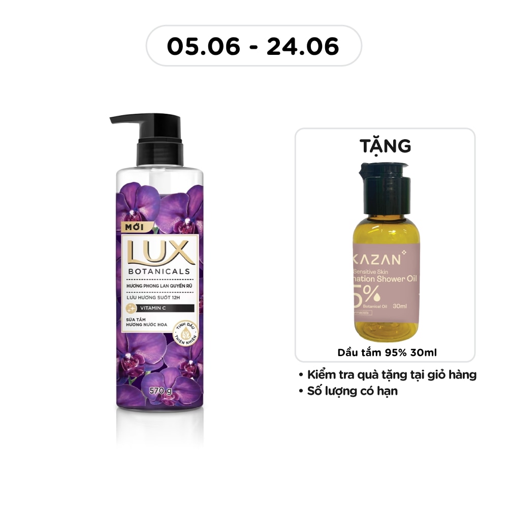 LUX, Shower Gel Orchid 570g (562ml) | Watsons Vietnam
