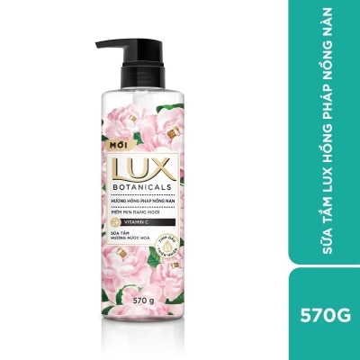 LUX Sữa Tắm Lux Botanicals Hương Hồng Pháp Nồng Nàn 570g (562ml)