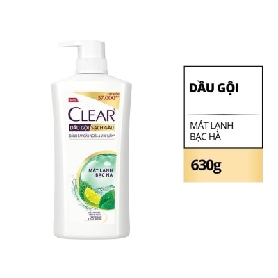 CLEAR Peppermint Cool Shampoo 630g (612ml)