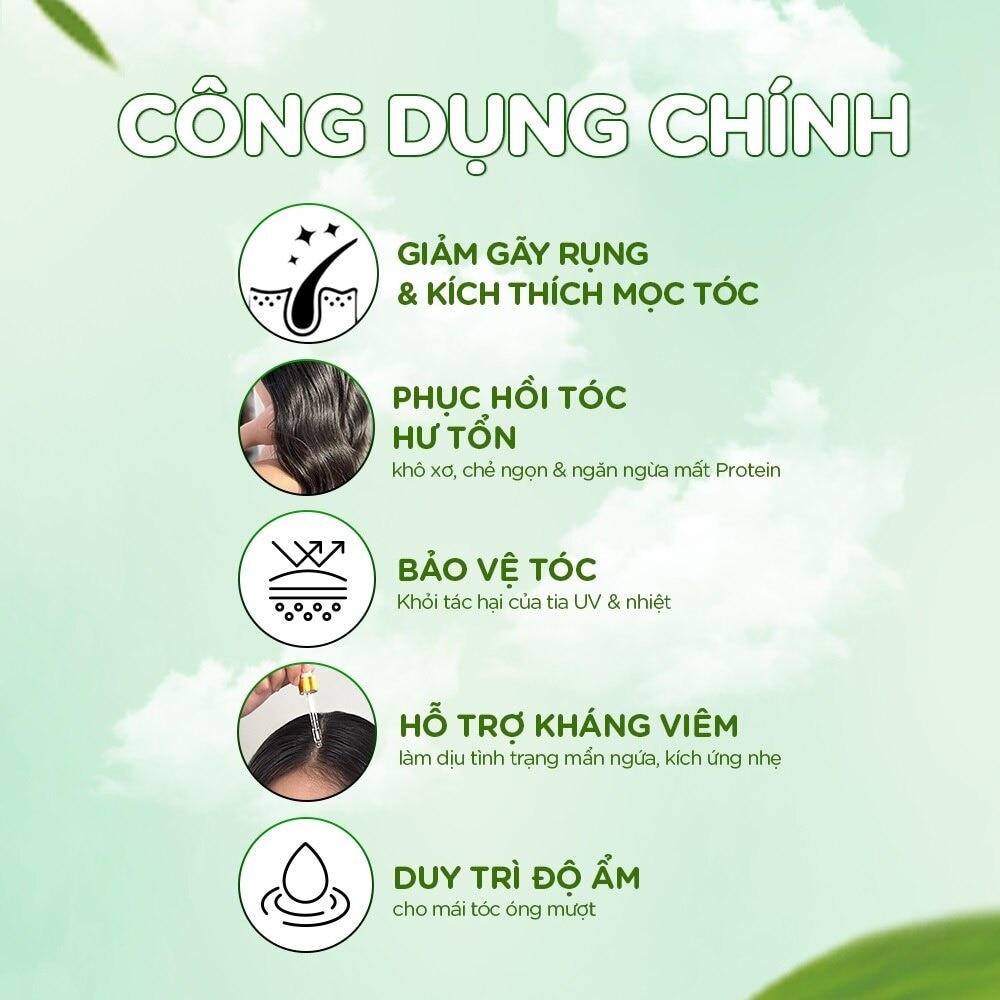 Tinh Chất Bưởi Gennie Natural Care Ngăn Rụng Tóc 30ml