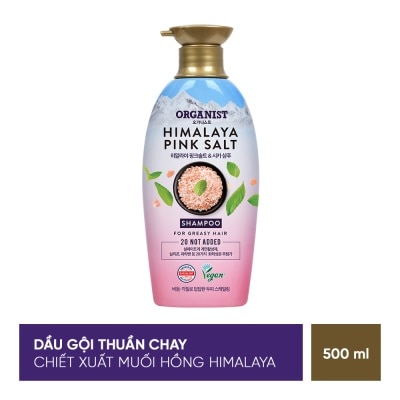 ELASTINE Dầu Gội Elastine Organist Dưỡng Tóc Muối Hồng Himalaya 500ml