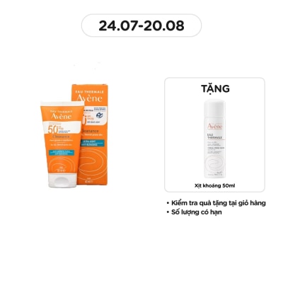 AVENE Kem Chống Nắng Avène Cho Da Dầu Mụn Giúp Bảo Vệ Da Khỏi Tia UVA, UVB, Ánh Sáng Xanh 50ml