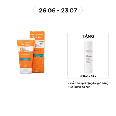 AVENE Kem Chống Nắng Avène Cho Da Dầu Mụn Giúp Bảo Vệ Da Khỏi Tia UVA, UVB, Ánh Sáng Xanh 50ml