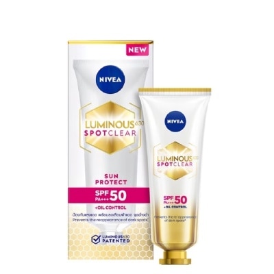 NIVEA Kem Chống Nắng Nivea Luminous 630 Spotclear Sun Protect SPF50 PA+++ 40ml