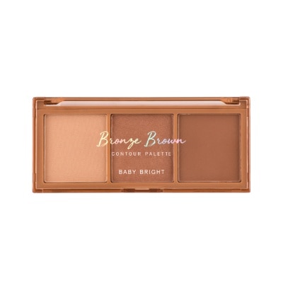 BABY BRIGHT Phấn Mắt Bắt Sáng Và Tạo Khối Baby Bright Bronze Brown Contour Palette 4g x 3 Màu