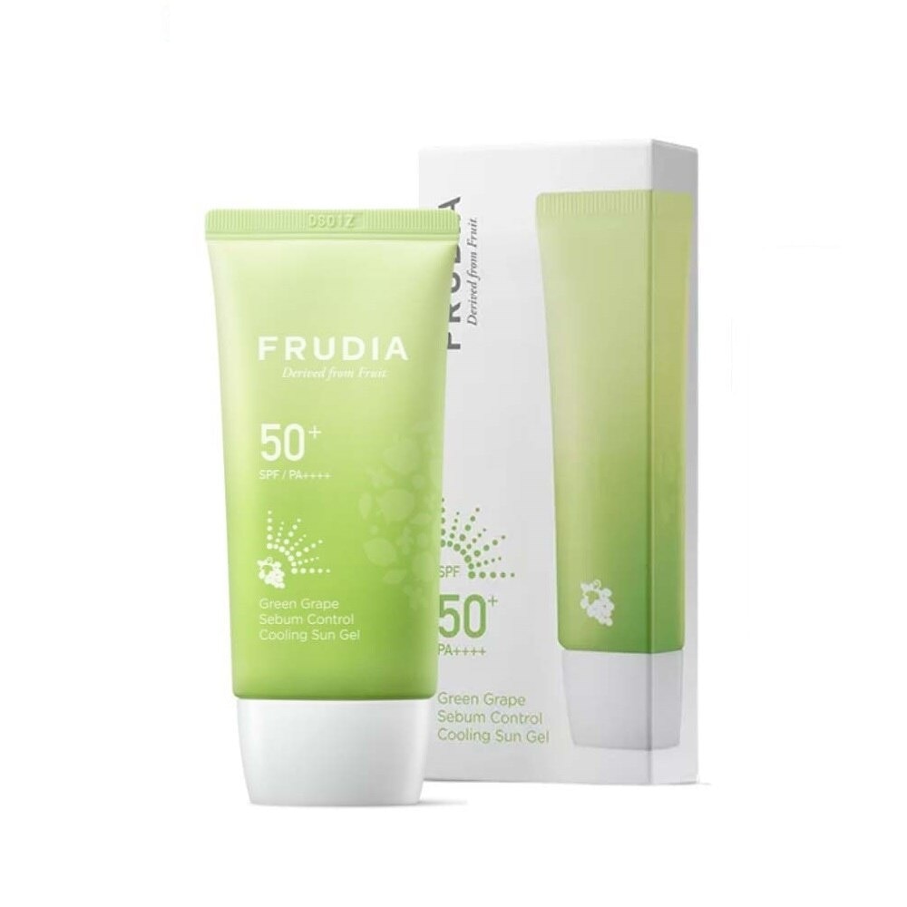 Kem Chống Nắng Kiềm Dầu Frudia Chiết Xuất Nho Xanh Green Grape Sebum Control Cooling Sun Gel 50g