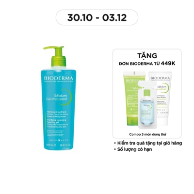 BIODERMA Sebium Gel Moussant 500ml