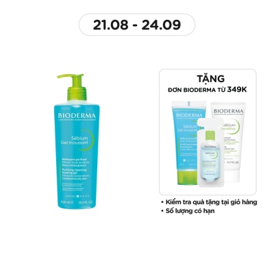 BIODERMA Sebium Gel Moussant 500ml