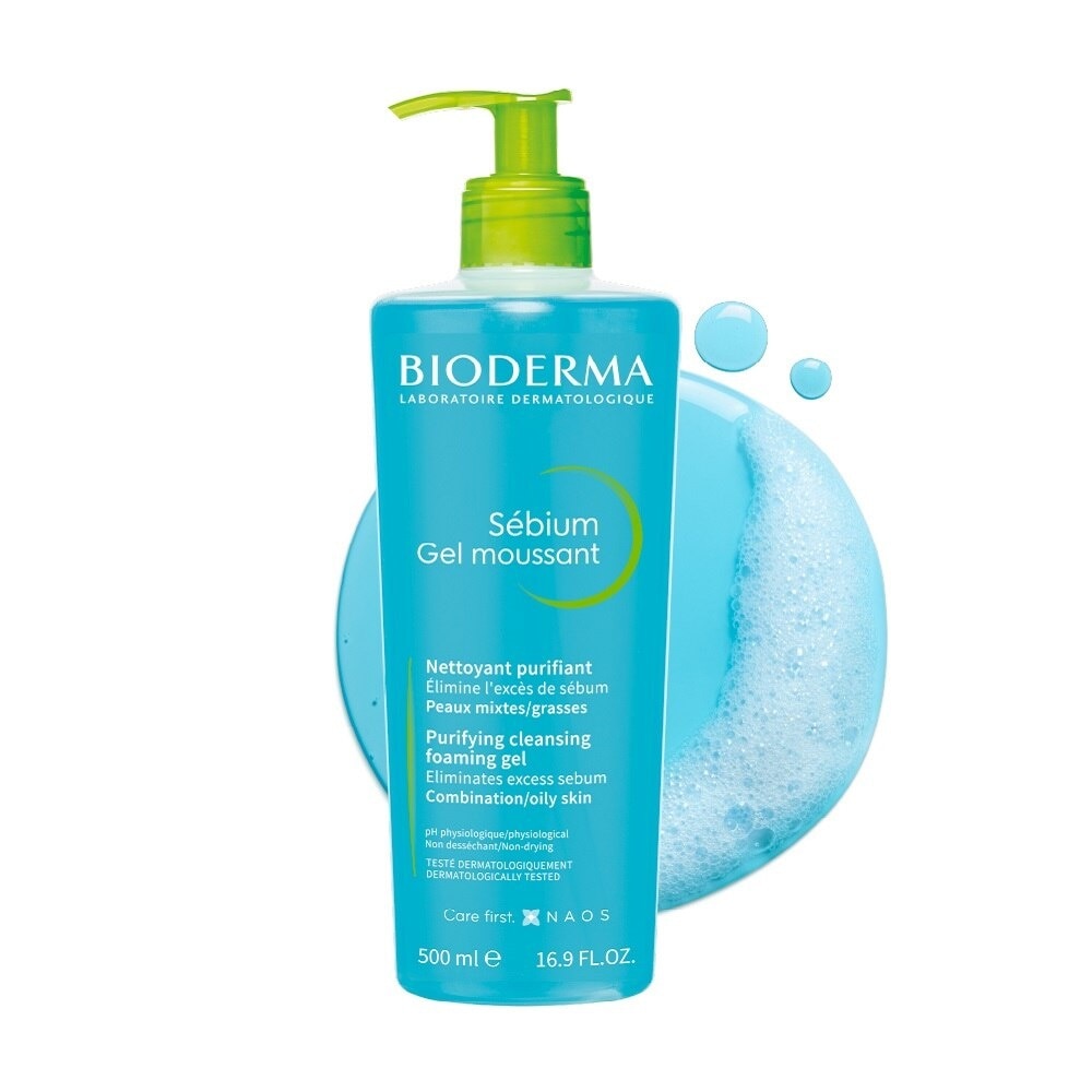 Gel Rửa Mặt Bioderma Sébium Gel Moussant 500ml