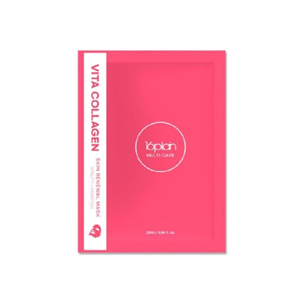 Mặt Nạ Dưỡng 16plain Multi care Ngừa Lão Hóa Trẻ Hóa Da Vita Collagen Skin Renewal Mask 25ml image