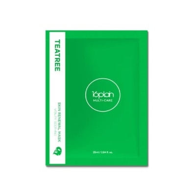 16PLAIN Mặt Nạ Dưỡng 16plain Multi care Tràm Trà Kiểm Soát Dầu Và Mụn Teatree Skin Renewal Mask 25ml image