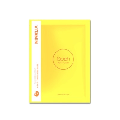 16PLAIN Mặt Nạ Dưỡng 16plain Multi care Ngừa Lão Hóa Trắng Da Vitamin Skin Renewal Mask 25ml image