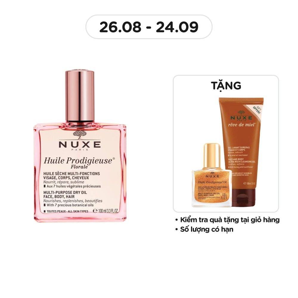 Dầu Khô Đa Năng Nuxe Huile Prodigieuse Florale 100ml
