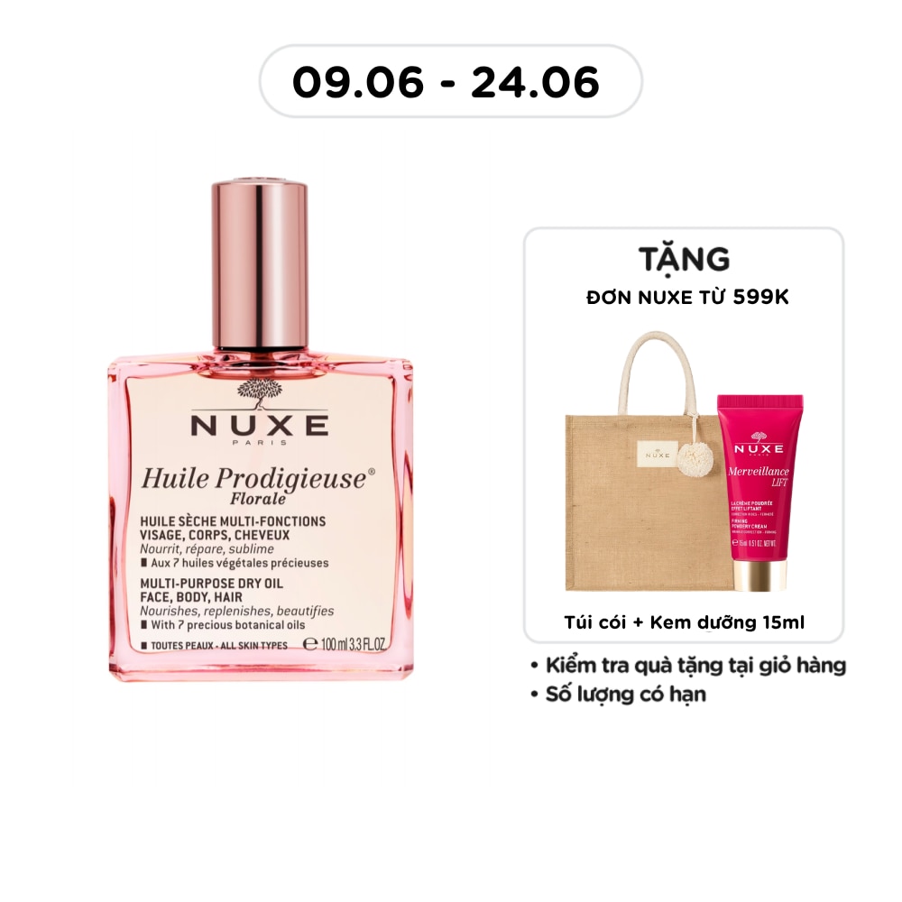 Dầu Khô Đa Năng Nuxe Huile Prodigieuse Florale 100ml