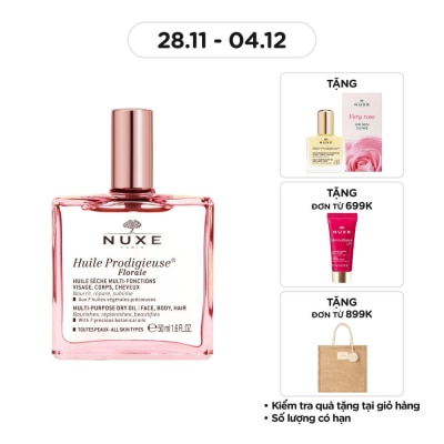 NUXE Dầu Khô Đa Năng Nuxe Huile Prodigieuse Florale 50ml