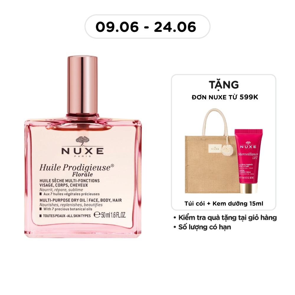 Dầu Khô Đa Năng Nuxe Huile Prodigieuse Florale 50ml