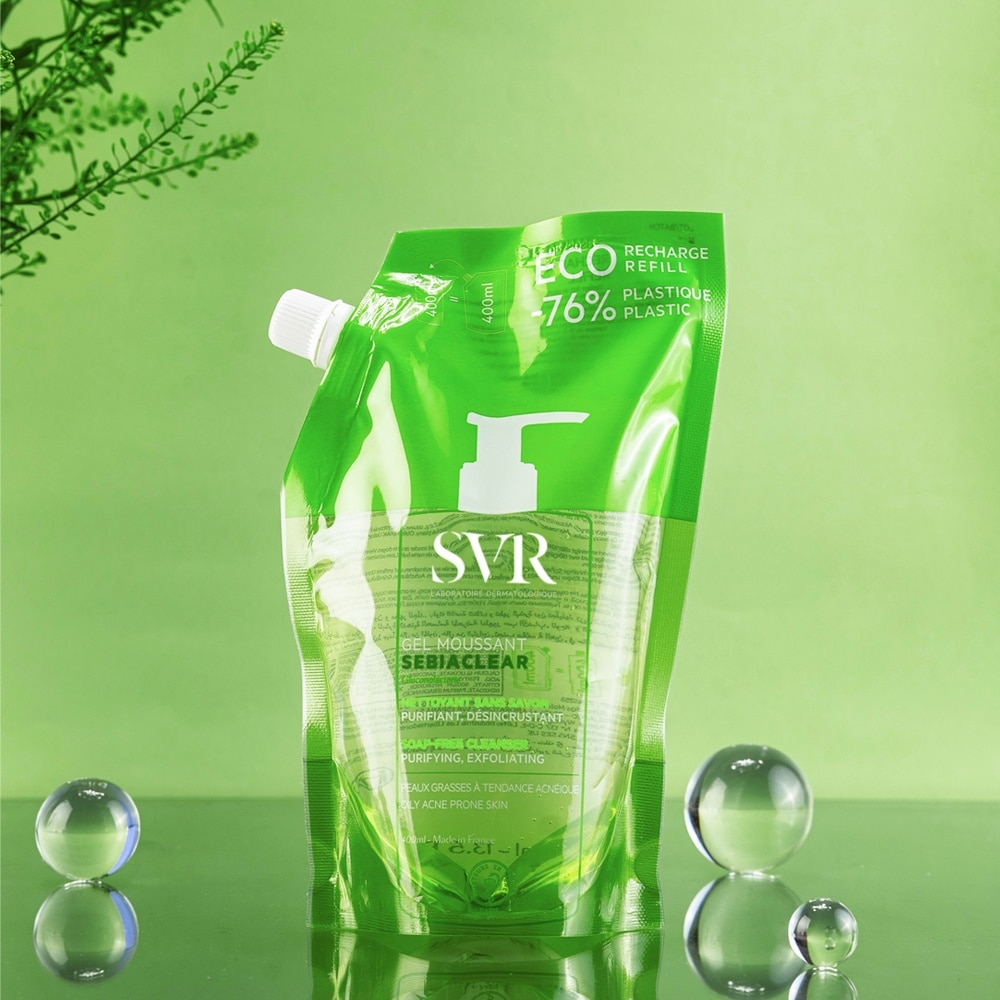 Gel Rửa Mặt SVR Sebiaclear Gel Moussant Dạng Túi Refill 400ml
