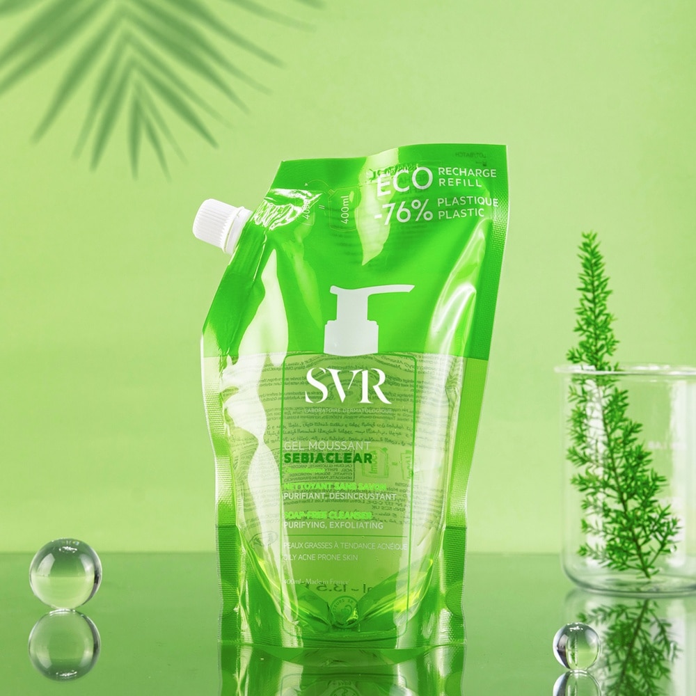 Gel Rửa Mặt SVR Sebiaclear Gel Moussant Dạng Túi Refill 400ml