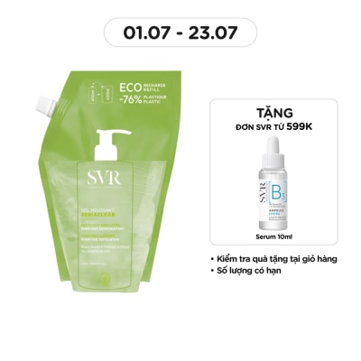 SVR Gel Rửa Mặt SVR Sebiaclear Gel Moussant Dạng Túi Refill 400ml