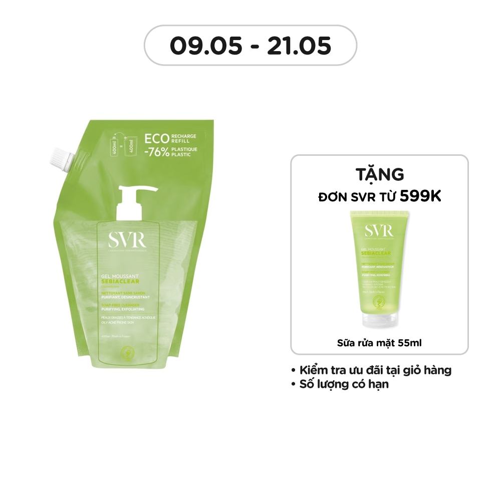 Sebiaclear Gel Moussant Refill 400ml