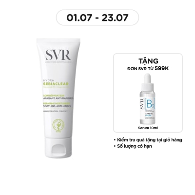 SVR Kem Dưỡng Ẩm SVR Sebiaclear Hydra Làm Mềm Mịn Và Mờ Vết Thâm Sau Mụn 40ml