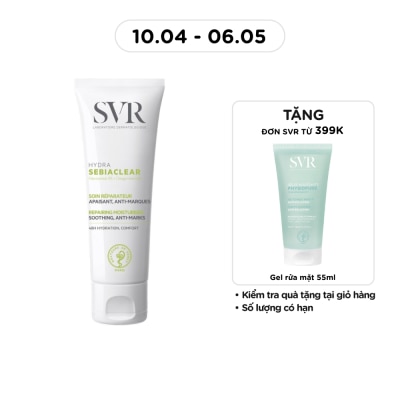 SVR - Kem Dưỡng Ẩm SVR Sebiaclear Hydra Làm Mềm Mịn Và Mờ Vết Thâm Sau Mụn 40ml