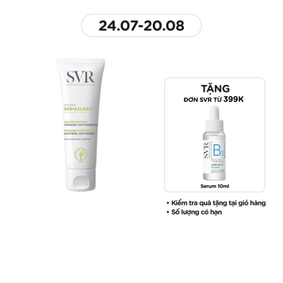 SVR Kem Dưỡng Ẩm SVR Sebiaclear Hydra Làm Mềm Mịn Và Mờ Vết Thâm Sau Mụn 40ml
