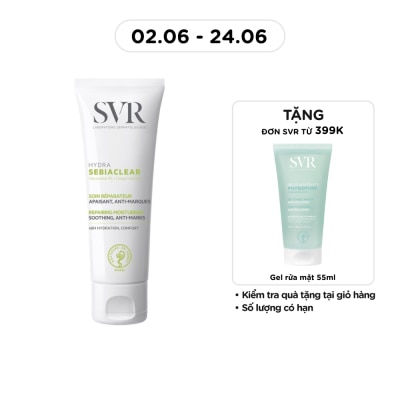 SVR - Kem Dưỡng Ẩm SVR Sebiaclear Hydra Làm Mềm Mịn Và Mờ Vết Thâm Sau Mụn 40ml
