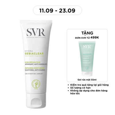 SVR - Kem Dưỡng Ẩm SVR Sebiaclear Hydra Làm Mềm Mịn Và Mờ Vết Thâm Sau Mụn 40ml image