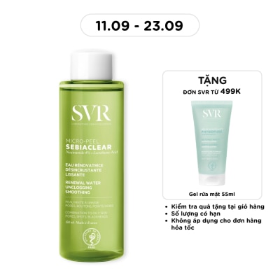 SVR - Nước Cân Bằng SVR Sebiaclear Micro-Peel Dành Cho Da Dầu Mụn 150ml image