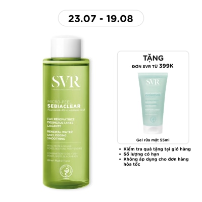 SVR - Nước Cân Bằng SVR Sebiaclear Micro-Peel Dành Cho Da Dầu Mụn 150ml image