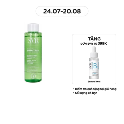 SVR Nước Cân Bằng SVR Sebiaclear Micro-Peel Dành Cho Da Dầu Mụn 150ml