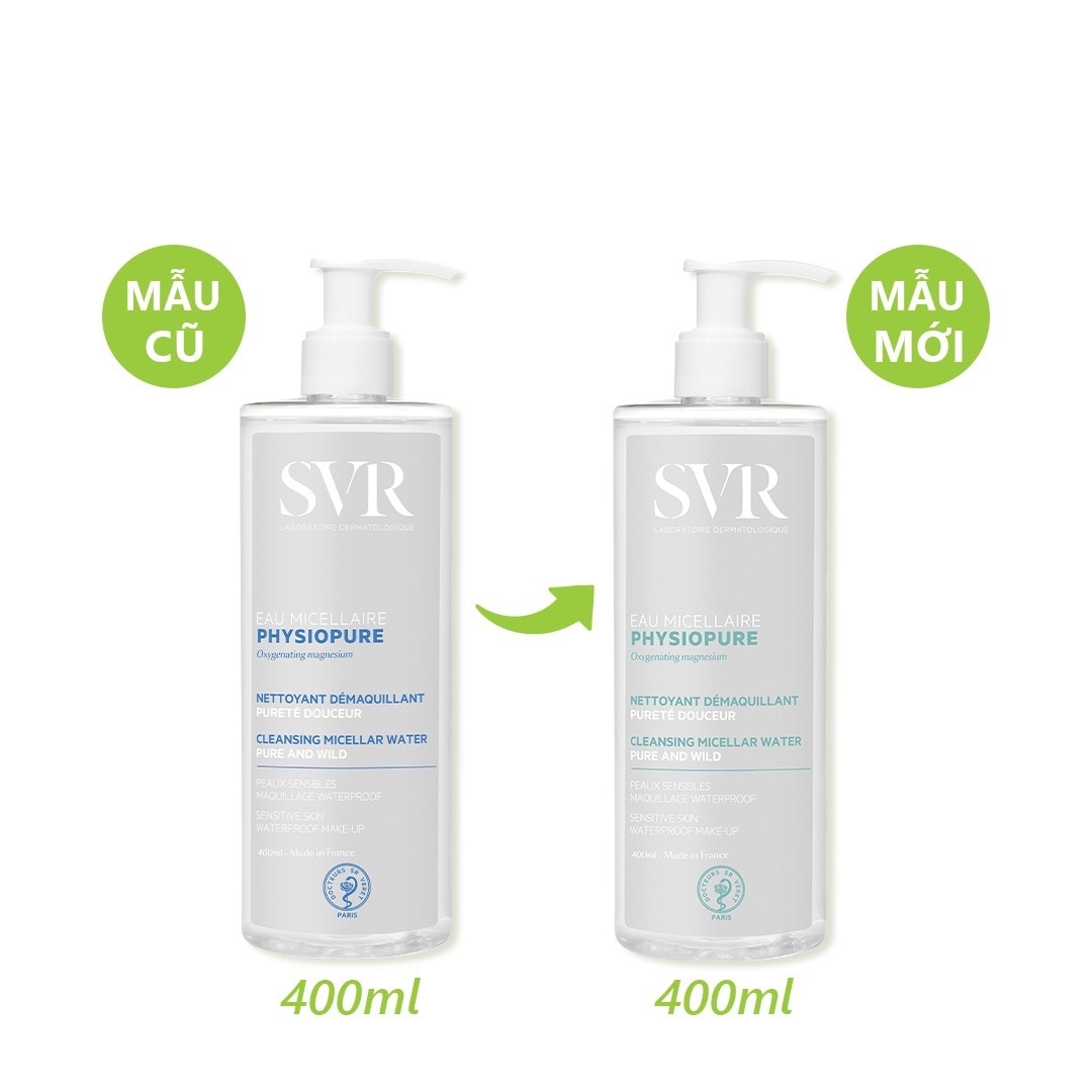 Nước Tẩy Trang SVR Physiopure Eau Micellaire 400ml