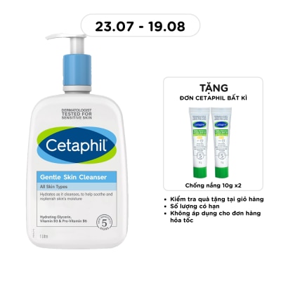 CETAPHIL - Sữa Rửa Mặt Cetaphil Gentle Skin Cleanser 1 Lít image