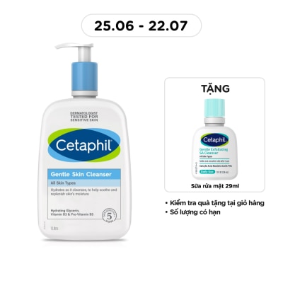 CETAPHIL - Sữa Rửa Mặt Cetaphil Gentle Skin Cleanser 1 Lít