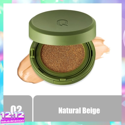 GLAMRR Q Vegan Super Cover Cushion .#02 Natural Beige 15g