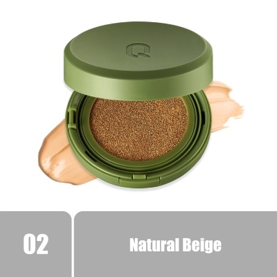 GLAMRR Q Vegan Super Cover Cushion .#02 Natural Beige 15g