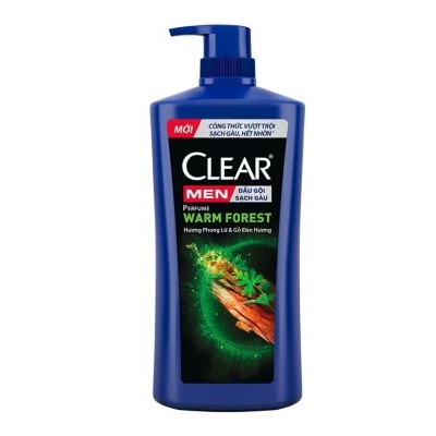 CLEAR Dầu Gội Clear Men Perfume Warm Forest Hương Phong Lữ & Gỗ Đàn Hương 840g (824ml)