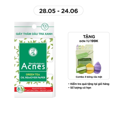 ACNES - Giấy Thấm Dầu Acnes Trà Xanh 100 Tờ