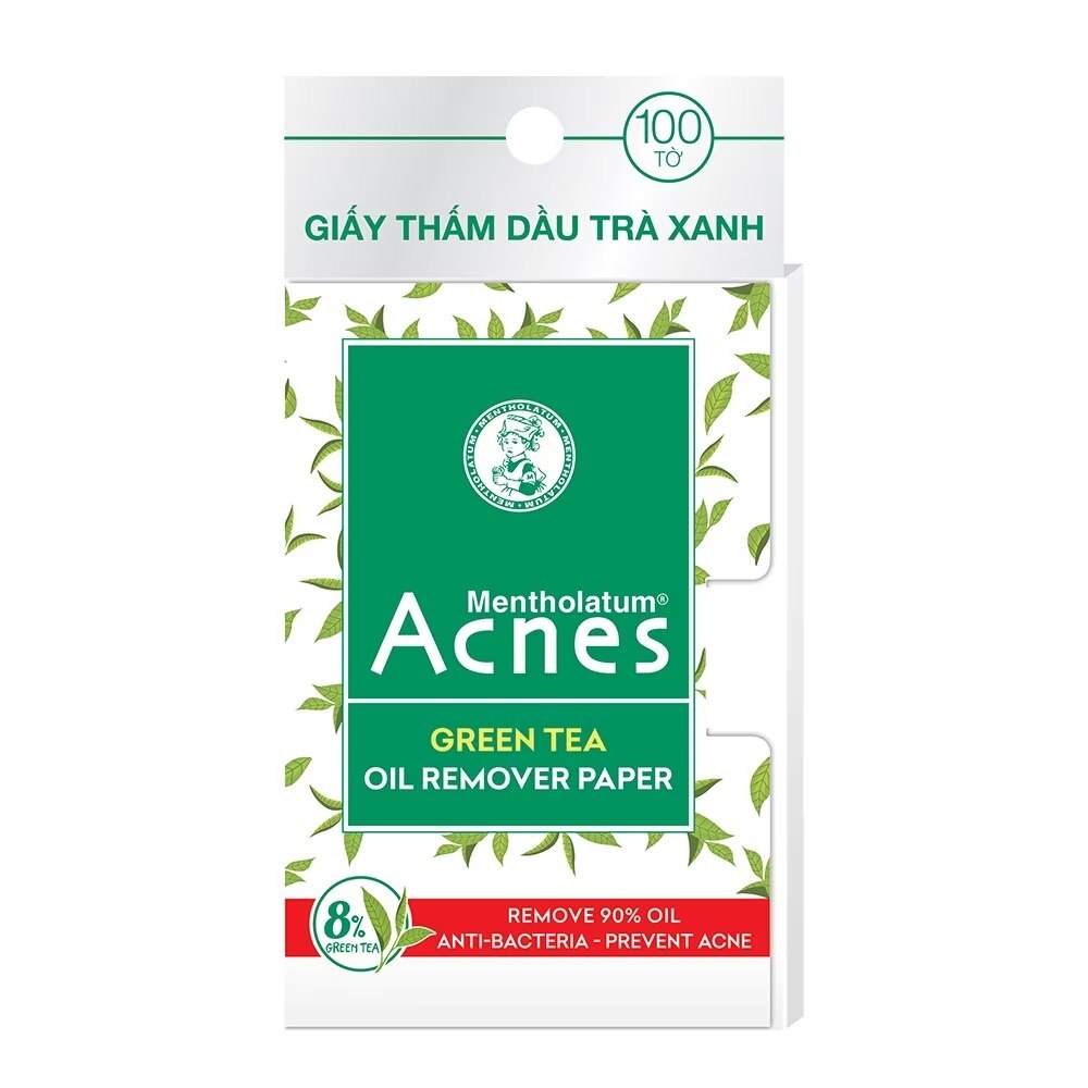 Buy ACNES, Acnes Green Tea Oil Remover Paper 100 Pcs with Special