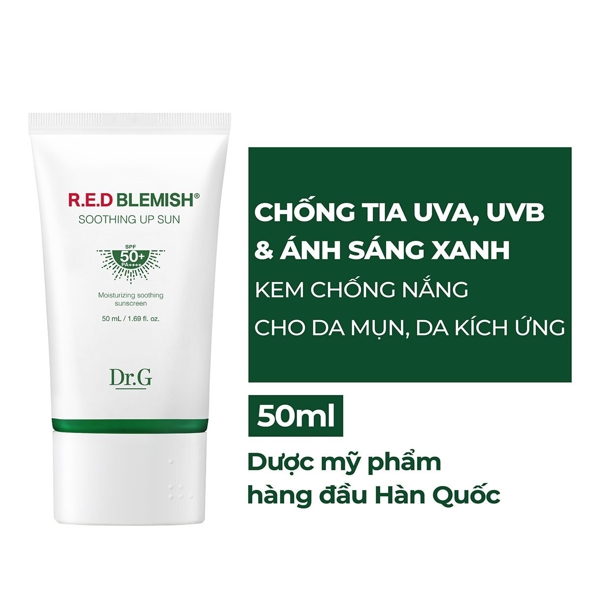 Kem chống nắng Dr.G R.E.D Blemish Soothing Up Sun SPF 50+ PA++++ 50ml