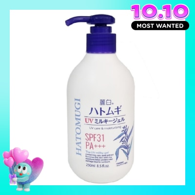 REIHAKU HATOMUGI UV Care & Moisturisting Milky Gel SPF31 PA+++250ml image