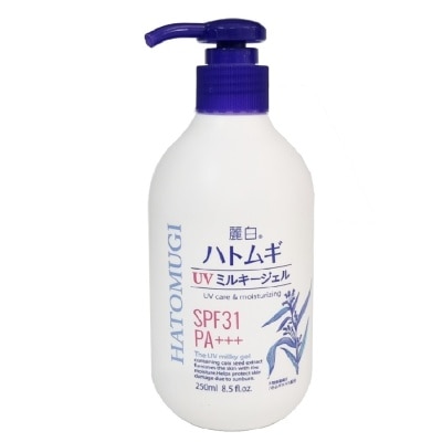 REIHAKU HATOMUGI UV Care & Moisturisting Milky Gel SPF31 PA+++250ml