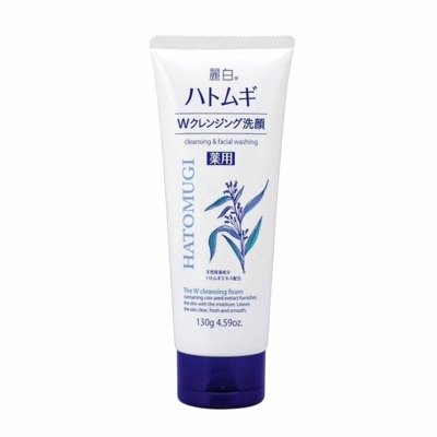 REIHAKU HATOMUGI Sữa Rửa Mặt Tẩy Trang Reihaku Hatomugi W Cleansing Foam 130g